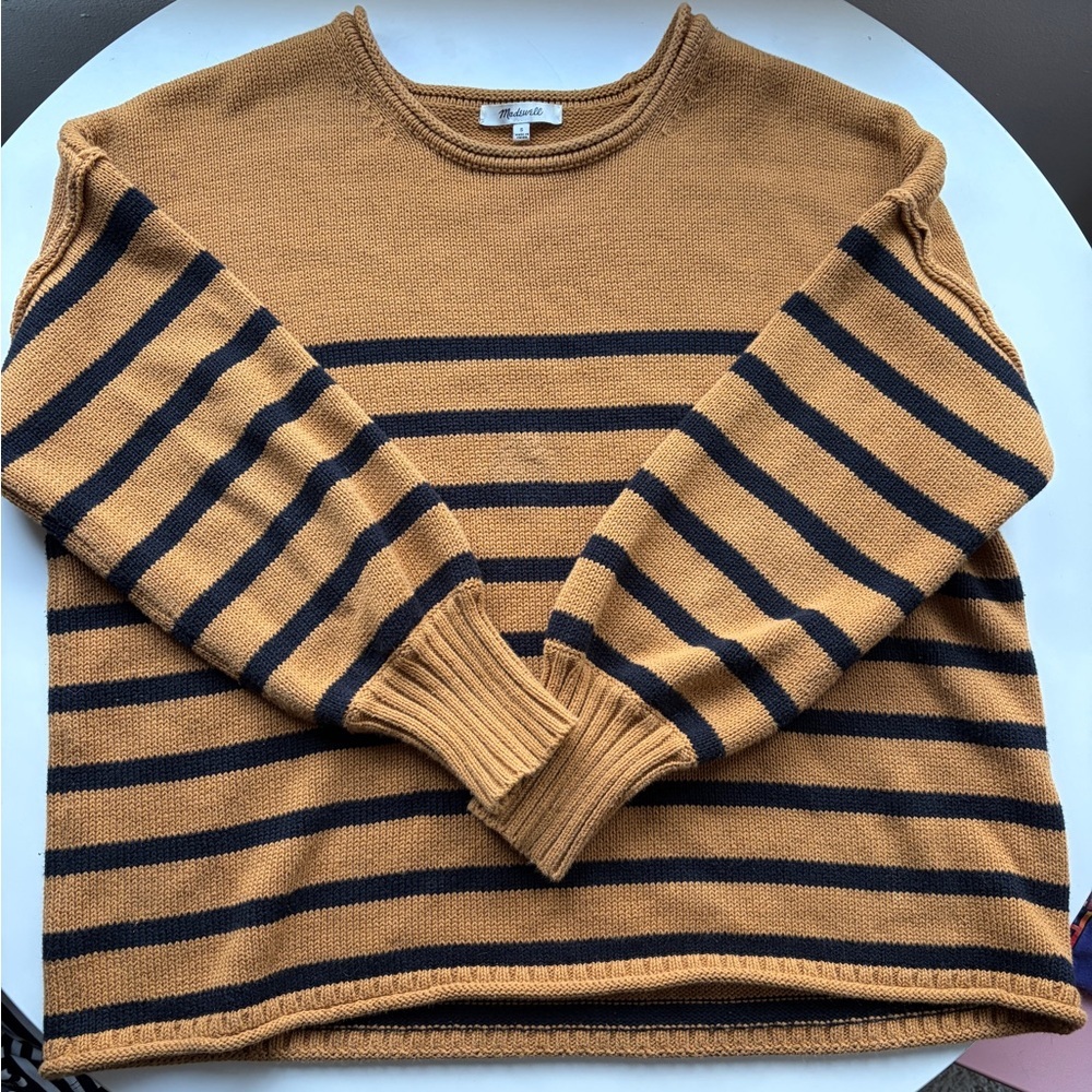 Madewell Conway Pullover Sweater! 100% cotton, Like New! - Picture 4 of 10
